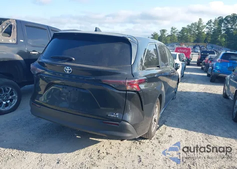 2023 Toyota Sienna Le from USA, damaged, VIN 5TDKRKEC5PS173372
